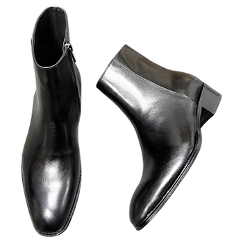 Faroranz first-layer cowhide business chelsea boots for men