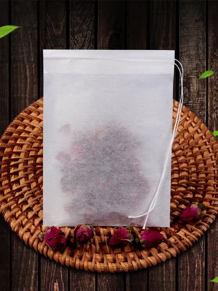 100 pieces 8*11cm filter paper suction line tea bag flower tea bag Tea bag tea filter bag disposable slag bag