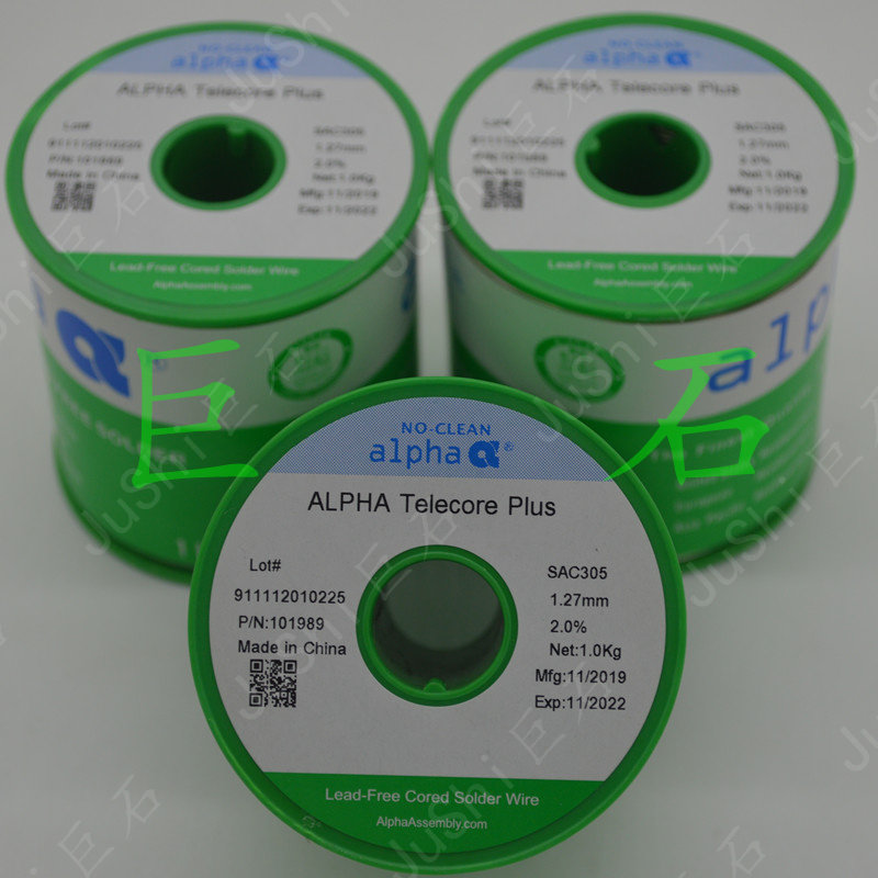 ALPHA American ALPHA tin wire Alpha environmental solder wire Lead-free solder wire SAC305 1 27mm