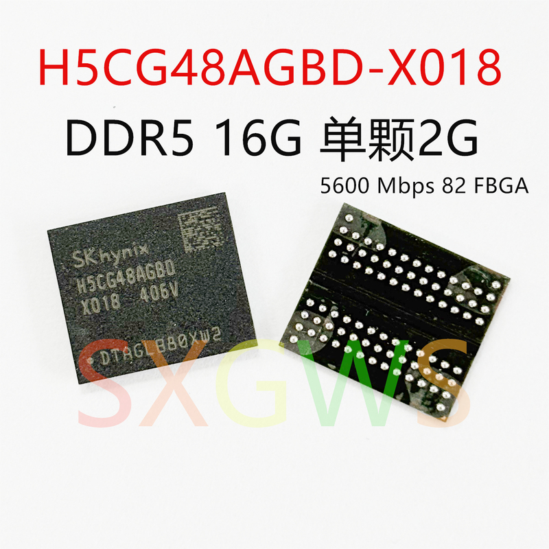 H5Cg48Agbd-X018 Ddr5 Single 2g 5600 Mbps 82 Fbga Memory Chip