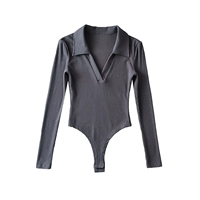 Темно -серая осенняя и зимняя версия для волос (модель компании)