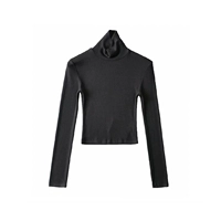 Черный/короткий пупок