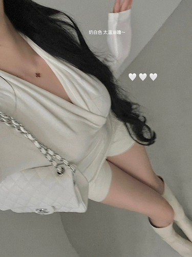 Сексуальный приталенный флисовый корсет, приятный телу лонгслив, V-образный вырез