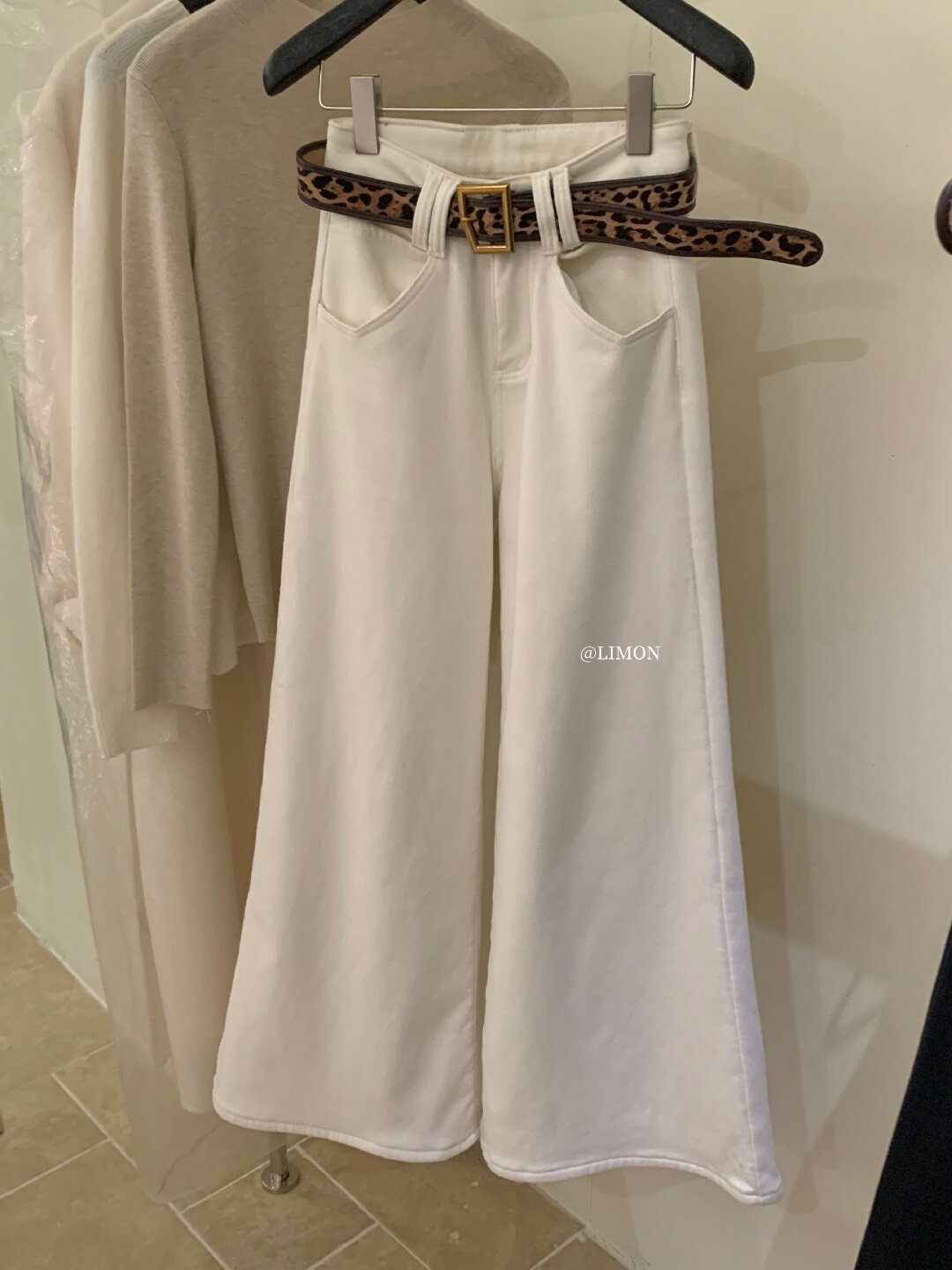 fleece lined flared jeans - Product image 8