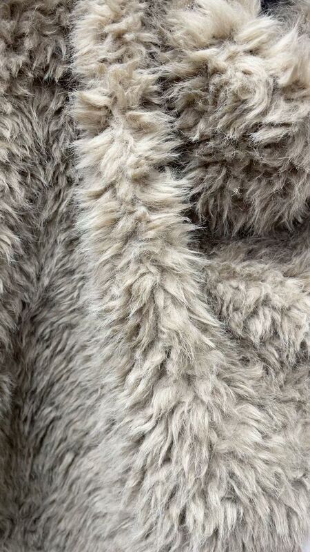 In-Stock Genuine Antelope Wool N4720/Doll Clothing Crafts Plush Fabric