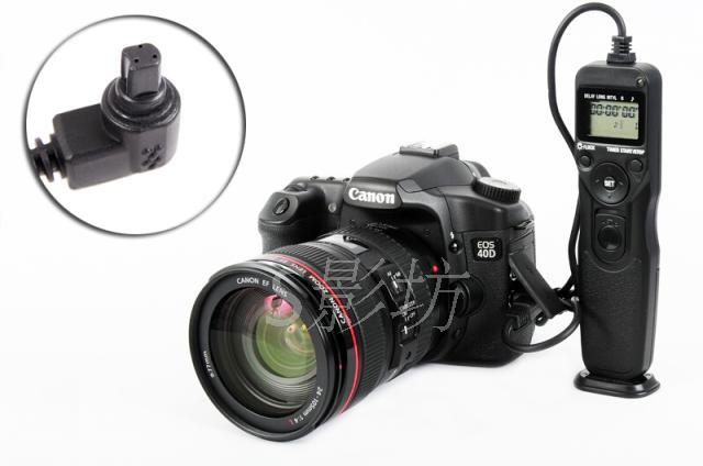 Canon shutter remote 5D 5D 7D 7D 6D 5D3 5D3 50D 40D with timing shutter remote control