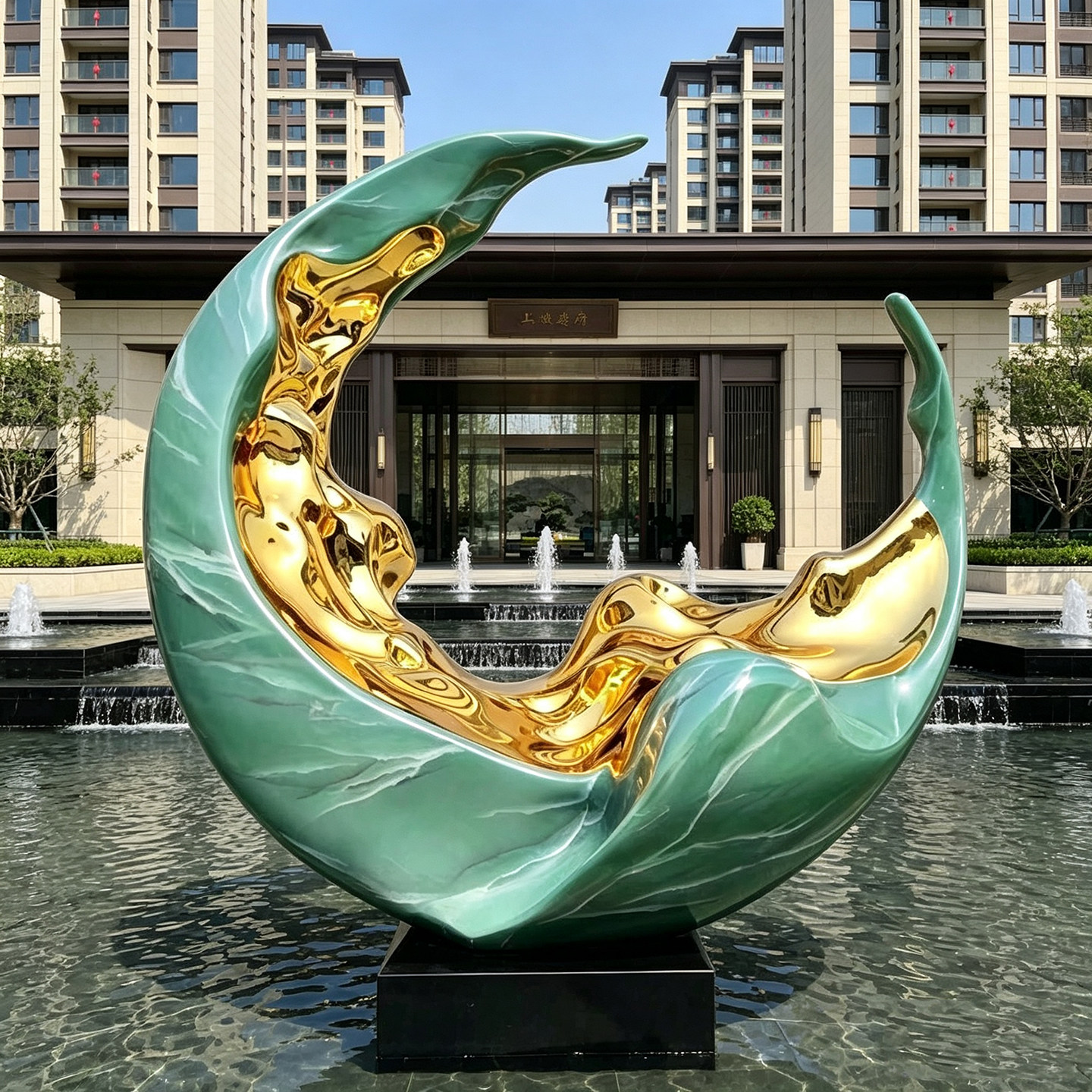 源头景观雕塑厂家定制的LOGO