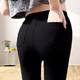 New style slim pencil pants leggings for women with small feet, spring, summer, autumn and winter high waist, stretch pants with pants pockets