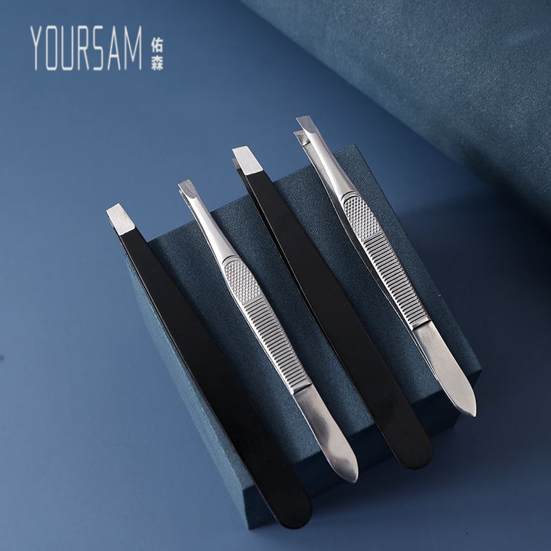 Pulling beard hair white hair beard sweat hair pulling artifact clipping pliers eyebrow clip tweezers high-precision men