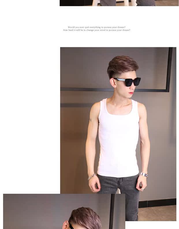 Áo thun nam thun cotton co giãn màu tinh khiết Phiên bản Hàn Quốc của thời trang mỏng thể thao áo ấm nam mùa đông