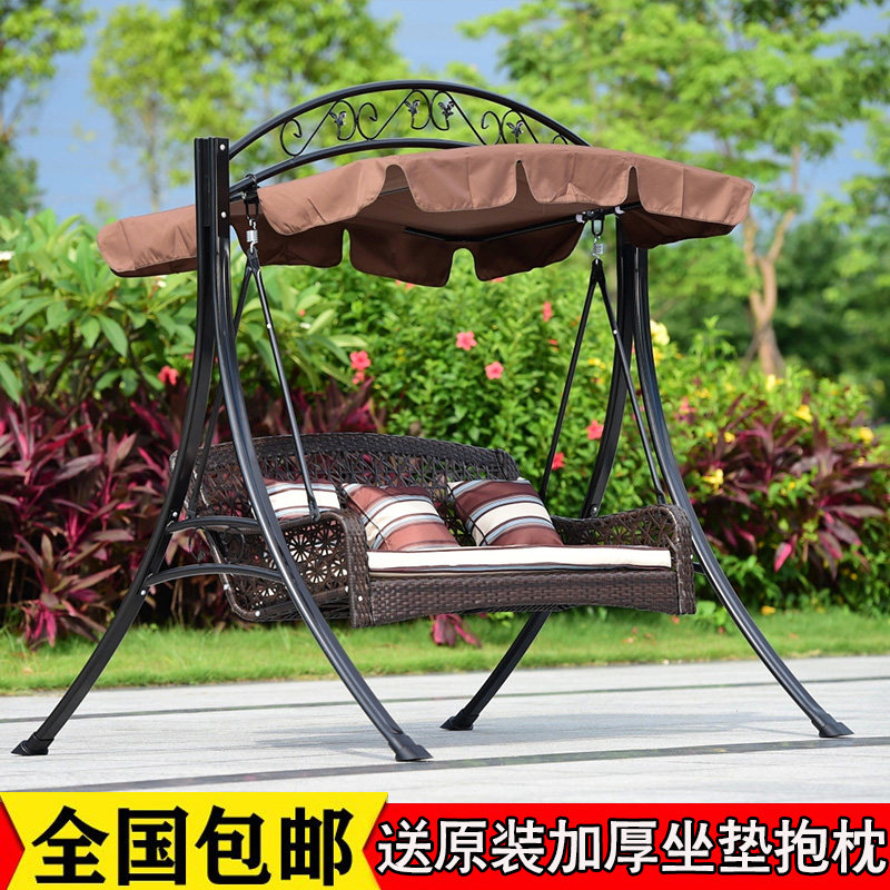 Balcony Swings Indoor room Double adult Cradle Chair Garden Patio Iron Art Hanging Chair Basket for Outdoor Home