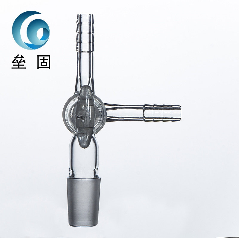 玻璃三通活塞 玻璃活塞 具T型玻璃节门三通接头 24# 上海垒固