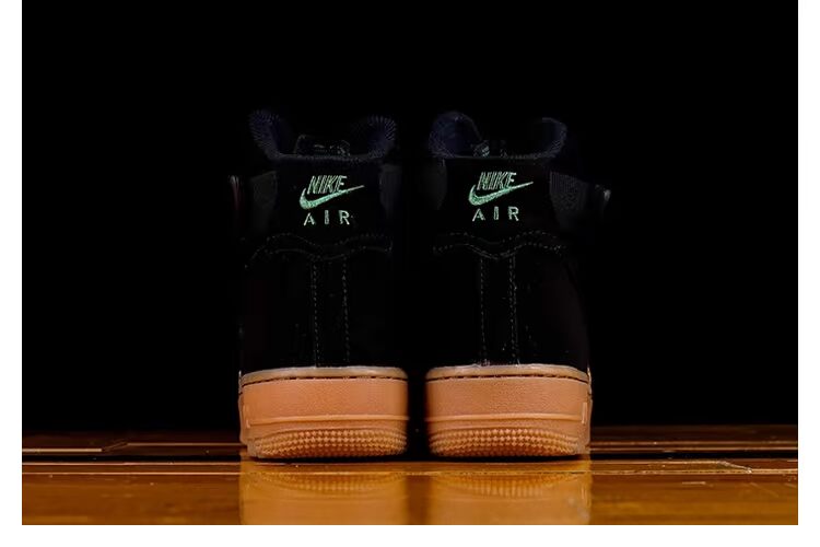 NIKE AIR FORCE 1 CAO AF1 Băng đảng cao ngụy trang Giày đế bệt thông thường AO2410-100 - Dép / giày thường khogiaythethao