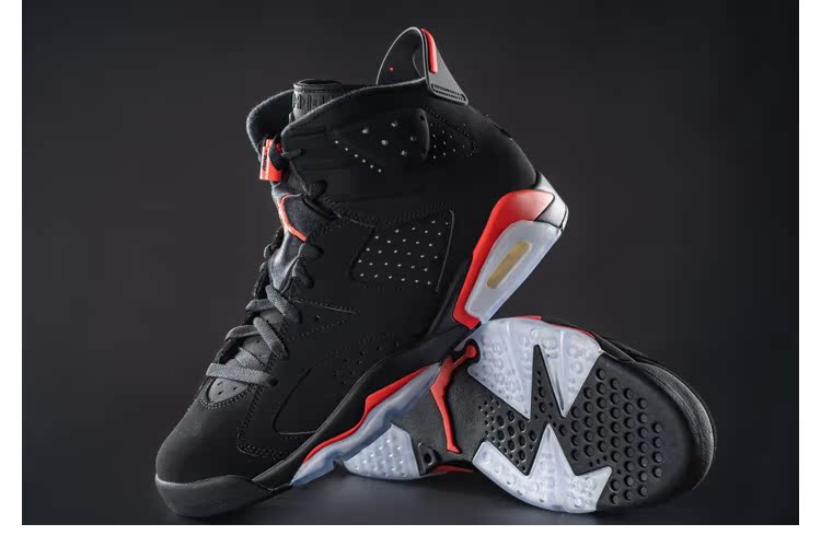 Air Jordan 6 AJ6 PS màu đen nhỏ trẻ em giày trẻ em giày trẻ em 384667-384666-060 - Giày dép trẻ em / Giầy trẻ giày sneaker trẻ em nam