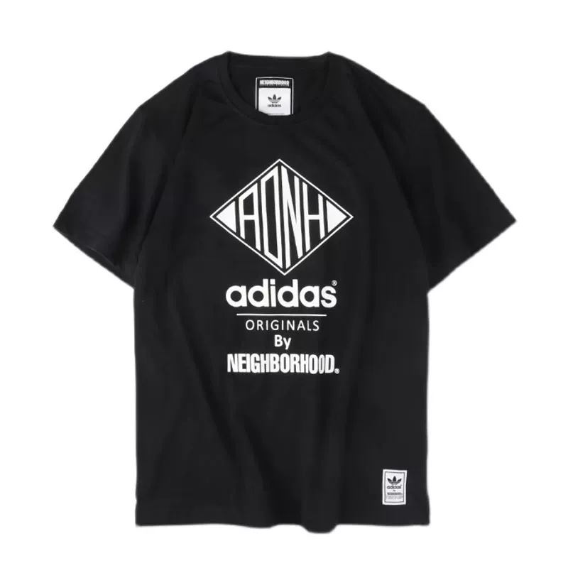 Распродажа Special Hui Adidas X NBHD совместная повседневная спортивная мужская хлопковая футболка S15231-S15232