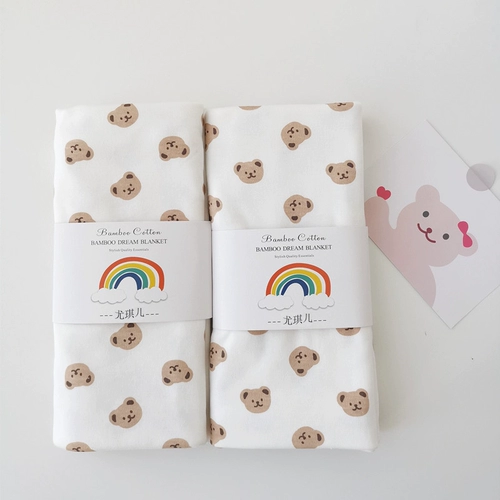 Хлопковое одеяло для новорожденных для младенца, детская хлопковая гигиеническая прокладка, 0-12 мес.