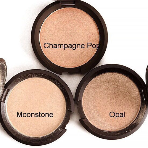 BECCA đĩa bay nhỏ bột có độ bóng cao + chất lỏng / Giáng sinh phiên bản giới hạn bốn chiếc macaron mini được nạp vàng phấn nhũ highlight