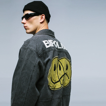 BIPOLAR trend denim jacket Spring and Autumn Winter overwear national fashion brand autumn mens top casual coat