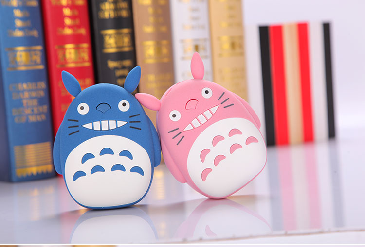 Phim hoạt hình Totoro nữ dễ thương Điện thoại di động 12000 mAh Sạc điện thoại di động Phổ thông mini cá tính sáng tạo
