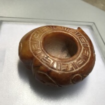 New Gaoguyu Imitation Ming Yuan Antiques Antique Jade Old Xiuyu Finely Carved Incense Burner Pendant Hand Decoration Old Objects