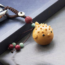 Handmade Zhu sand Moto electric car if key pendant female delicate and upscale male tide dolphin cell phone chain hanging decoration