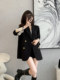 Long-Sleeved Korean Style Goddess-Style Loose-Fitting Casual Versatile Blazer for Women, Autumn and Winter High-End Street Style Small Suit