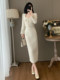 French-Style Socialite Fashion, Chanel-Inspired Square-Neck Short Jacket and High-Waisted Skirt Two-Piece Set for Women