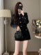 Autumn age-reducing fashion sweet cool royal sister rich daughter western style small fragrance suit feminine temperament shorts two-piece set