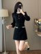 Long-Sleeved, Light Luxury, Fashionable, Elegant Ladylike French-Style Waist-Cinching Dress with a Rich Lady Vibe, High-End Feel