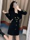 Elegant and Sophisticated Hot Girl Style Suit Set for Women, Autumn and Winter Niche Fashion, Chic Suspender Cardigan Two-Piece Set