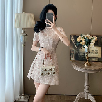 Elegant Goddess Style Socialite Women's Clothing, High-End New Chinese Style National Style Suit, Petite Shorts Two-Piece Set with a Sense of Sophistication
