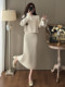 New Chinese-Style National Fashion Suit Skirt for Women, High-End Autumn and Winter Elegant Luxury Short Jacket with Buttoned Hem and Skirt Two-Piece Set