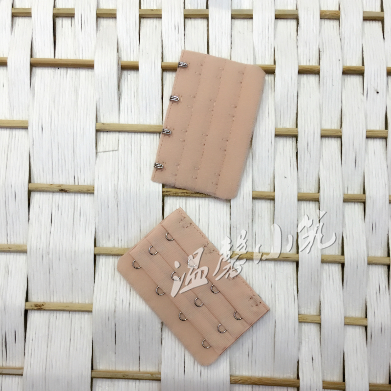 Bra dài khóa bra đồ lót mở rộng trở lại khóa điều chỉnh khóa 3 hàng khóa 4 hàng khóa móc áo ngực phụ kiện móc mieng noi ao nguc