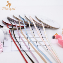 1 0cm gold edged polyester ribbon flower bouquet packaging Ribbon gift box decoration bow strap floral ribbon