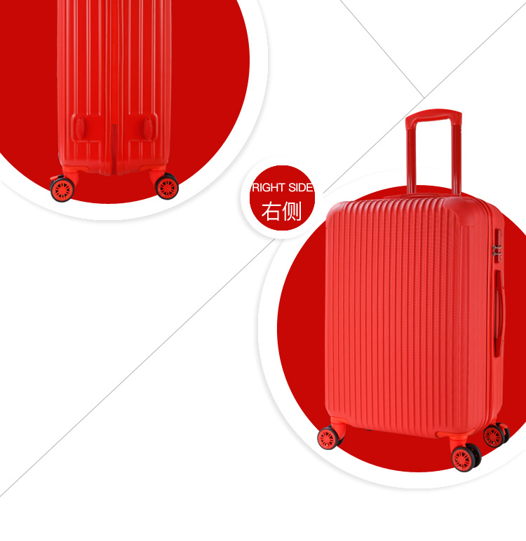 Lớn vali màu đỏ nữ đám cưới hộp của hồi môn cô dâu đám cưới của hồi môn hành lý xe đẩy du lịch trường hợp caster vali mr vui