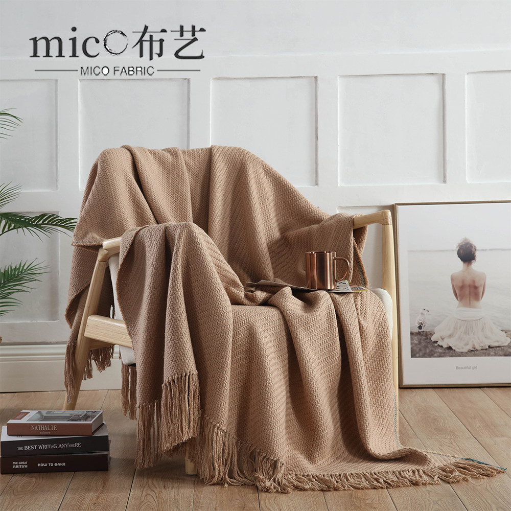 侘寂风样板间:毯子如何打造轻奢高端的家居氛围-休闲毯/毛毯/绒毯-淘宝好物网