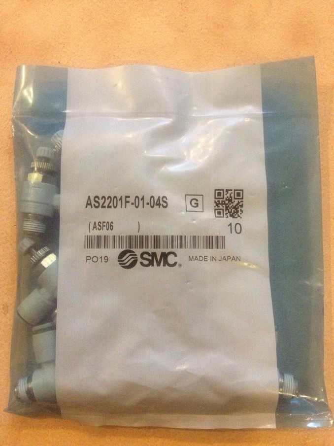 SMC pneumatic quick connector throttle valve speed control connector AS1201F-M5-06 trachea connector SL6-M5