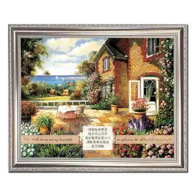 Living room decoration painting wall pendant 60X50CM blessing home accessories JDJ gift cross hanging painting