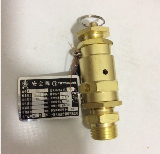 Ningbo Jiuxing safety valve full open 0 24MPA Shanghai Boxun vertical pressure steam sterilizer accessories