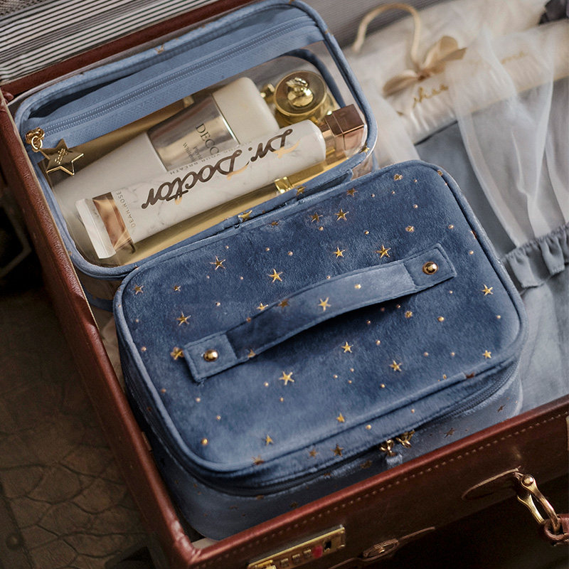 Eachy Cosmetics Bag Large Capacity Women's 2020 New Super Hot Travel Portable Small Cosmetics Storage Bag