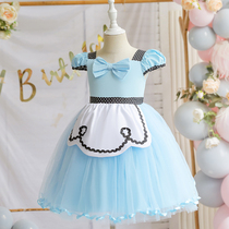 Childrens dress Alice Princess Leia Girl Snow Sophia Belle Princess Skirt Baby Sleeping Beauty Routine Skirt