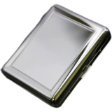 Металлический портсигар, модная двухэтажная банка для хранения, 20 шт