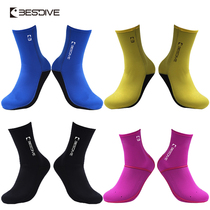 Bestdive dives well 2mm 3mm 5mm free diving socks short socks super elastic warm men and women waterproof female socks sets