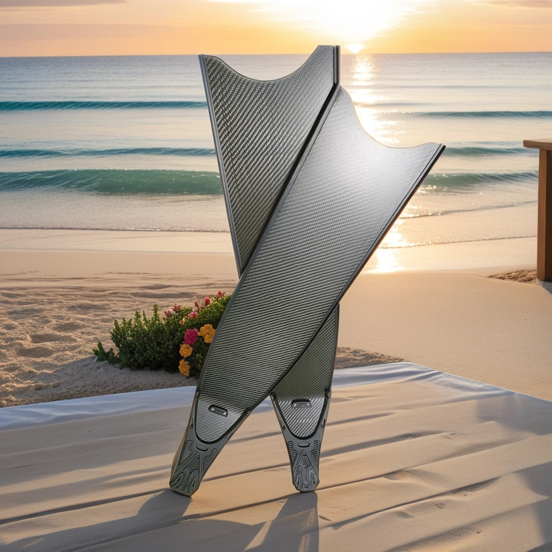 Domestic Freediving Pure Carbon Fiber Fins Leaderfins Double Fin Diving Shoes Scuba Deep Diving Mantra Same Model