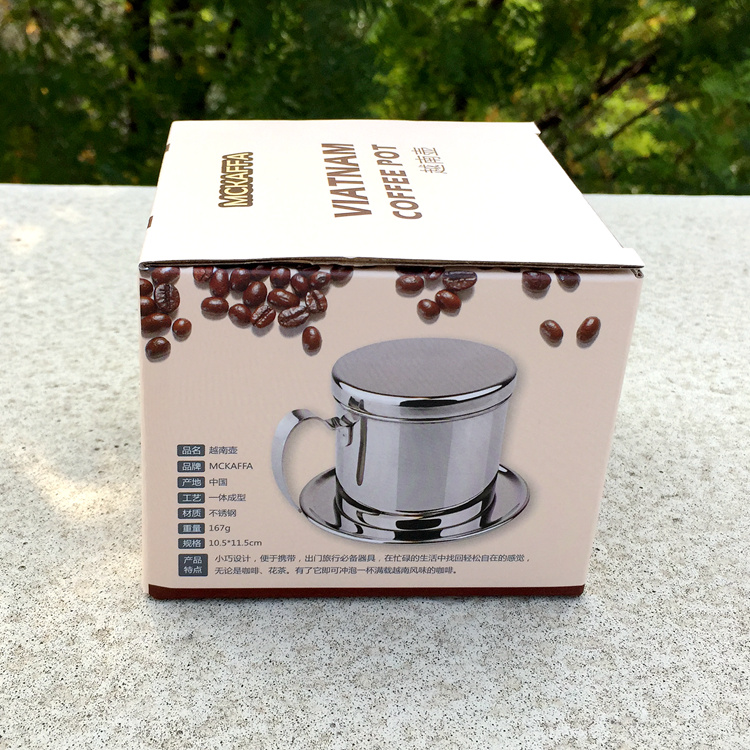 Máy pha cà phê MCKAFFA Máy pha cà phê Việt Nam Máy pha cà phê thép không gỉ Máy pha cà phê Pha nồi nhỏ giọt phin cafe