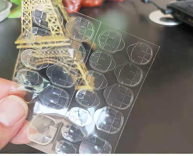 Wearable megyo jelly adhesive patch transparent super waterproof ultra-stick jelly glue without injury nails pregnant woman child available