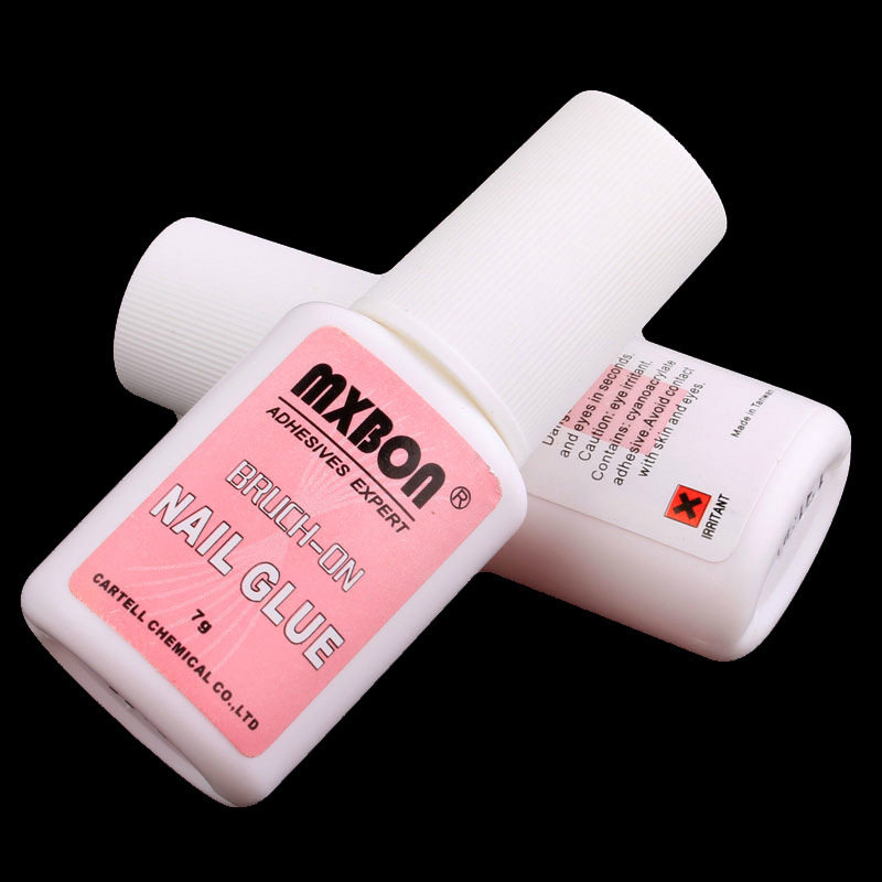 Wear nail fake nail nail nail tablet tablet MXBON nail finished product with brush - head adhesive water 7 grams