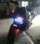 Lifan KP150 3LF 10B Thay đổi xe máy Ống kính Xenon Đèn pha hội Mắt thiên thần Mắt quỷ - Đèn HID xe máy đèn xe máy siêu sáng