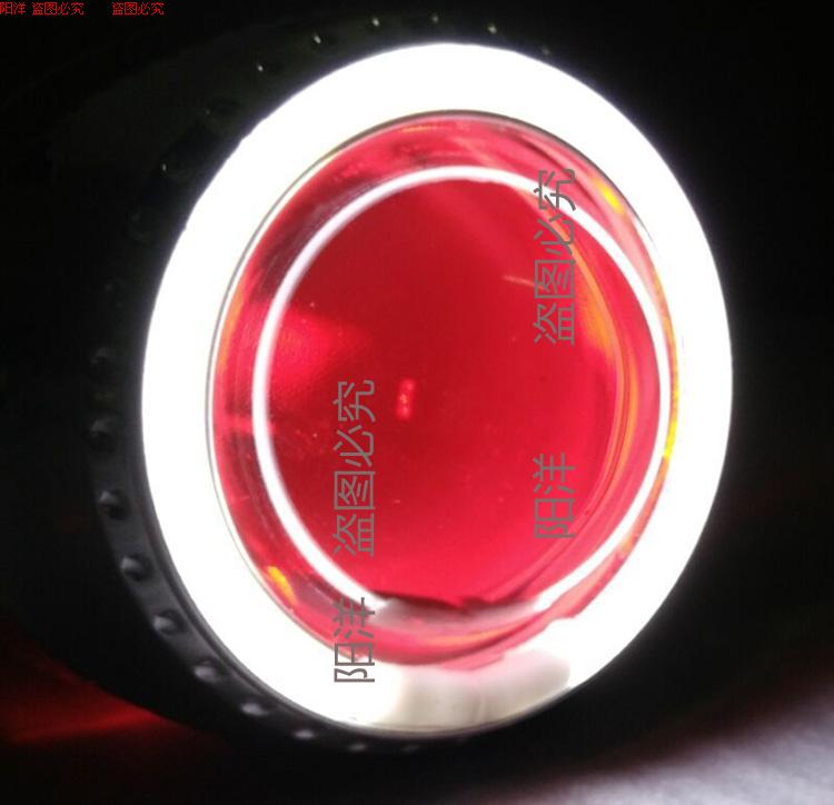 UM125T lắp đặt không phá hủy đôi mắt thiên thần xenon đèn đôi ống kính quỷ mắt xe máy đèn pha xe máy vuông