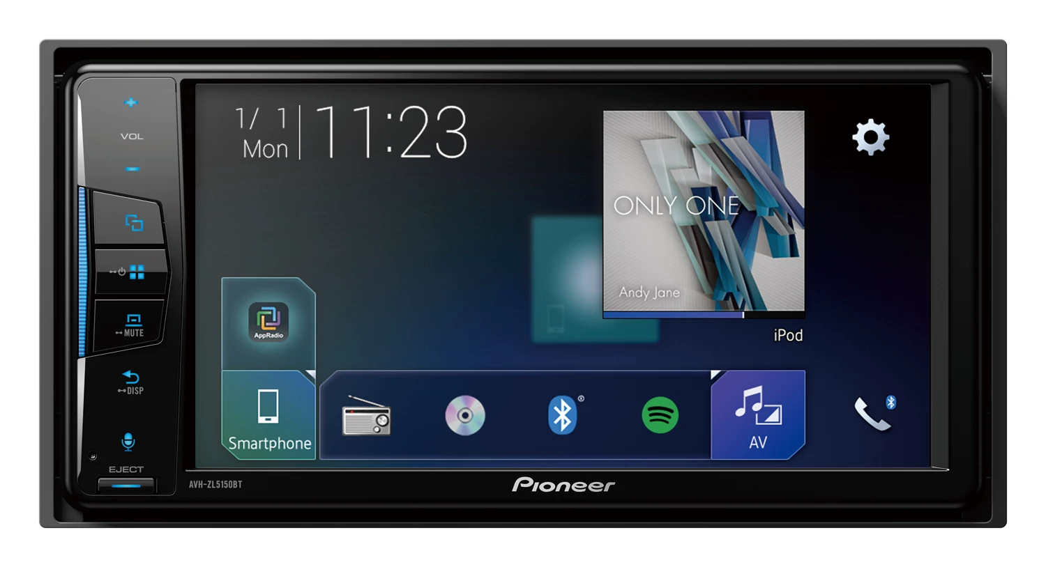 Pioneer 7-дюймовый умный автомобиль навигация поддерживает Carplay с DVD эксклюзивно для Subaru